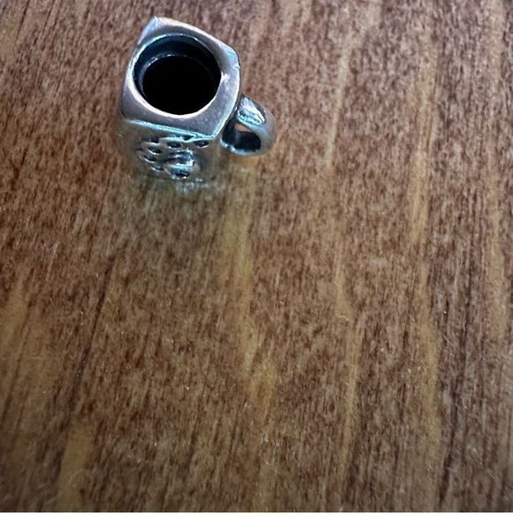 Pandora Handbag Satchel Purse Charm 925S with CZ Crystal Accent Retired - Picture 12 of 13